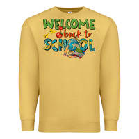 Antique Gold welcome back to school Premium Sweatshirt - texasbilliewilder