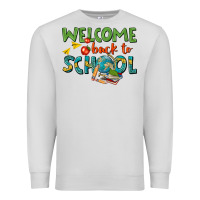 Dove Grey welcome back to school Premium Sweatshirt - texasbilliewilder