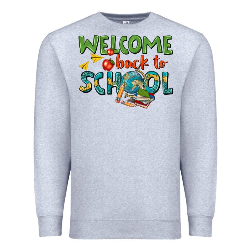 Welcome Back To School Premium Sweatshirt by texasbilliewilder | Teevron