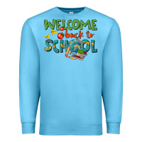 Ocean Blue welcome back to school Premium Sweatshirt - texasbilliewilder