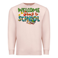 Pale Pink welcome back to school Premium Sweatshirt - texasbilliewilder