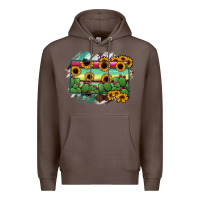Coffee south Dakota State Map Premium Hoodie - RanaPortraitStore