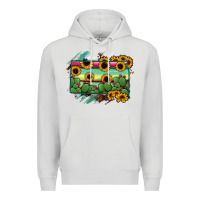 Dove Grey south Dakota State Map Premium Hoodie - RanaPortraitStore