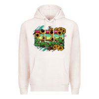 Pale Pink south Dakota State Map Premium Hoodie - RanaPortraitStore