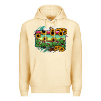 Pina Colada south Dakota State Map Premium Hoodie - RanaPortraitStore