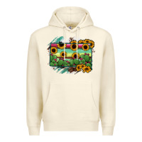 Sandshell south Dakota State Map Premium Hoodie - RanaPortraitStore