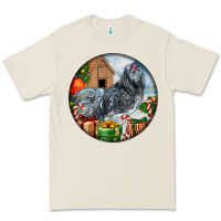 Ameraucana Rooster Christmas Premium Tee | Teevron