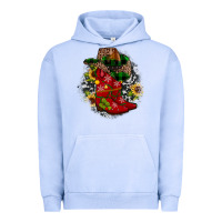 Pigment Grape Ice Christmas Cowboy Boots Urban Hoodie - JahusDesignShop