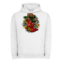 Pigment Lunar Rock Christmas Cowboy Boots Urban Hoodie - JahusDesignShop