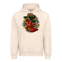 Sandshell Christmas Cowboy Boots Urban Hoodie - JahusDesignShop
