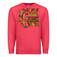 Cardinal steppin into juneteenth Premium Sweatshirt - Zillion Design Studio