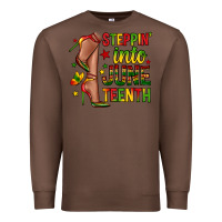 Chestnut steppin into juneteenth Premium Sweatshirt - Zillion Design Studio
