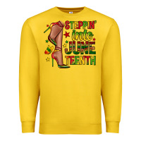 Lemon steppin into juneteenth Premium Sweatshirt - Zillion Design Studio