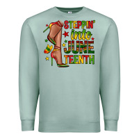 Seafoam steppin into juneteenth Premium Sweatshirt - Zillion Design Studio