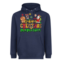 Navy baking christmas memories Heavyweight Hoodie - MaliasSmallBusiness