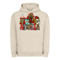 Pigment French Oak lady of guadalupe abuela coffee cups Urban Hoodie - Jasminsmagicworld