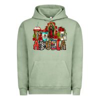 Pigment Oil Green lady of guadalupe abuela coffee cups Urban Hoodie - Jasminsmagicworld