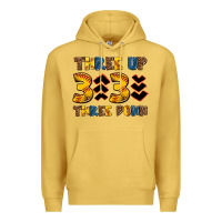Antique Gold three up three down softball Premium Hoodie - AdoDesignShop