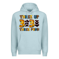 Blue Mist three up three down softball Premium Hoodie - AdoDesignShop