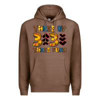 Chestnut three up three down softball Premium Hoodie - AdoDesignShop