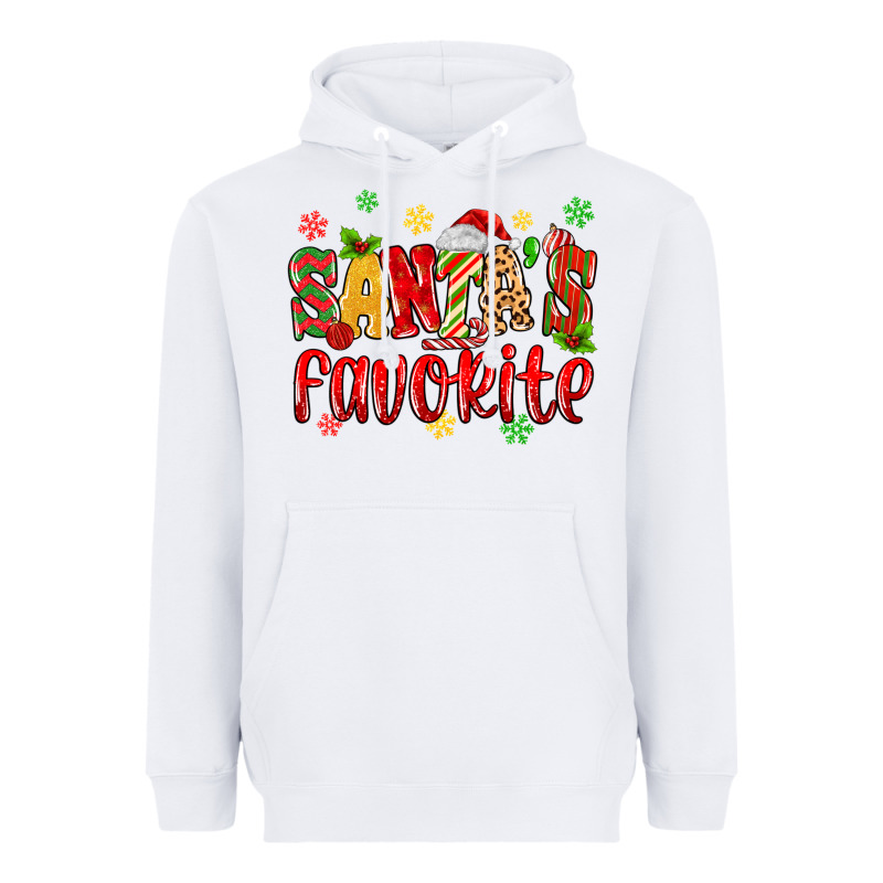 Santa's Favorite Heavyweight Hoodie by MaliasSmallBusiness | Teevron