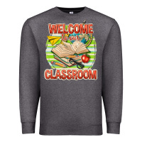 Charcoal Heather welcome to our classroom Premium Sweatshirt - texasbilliewilder