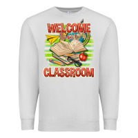 Dove Grey welcome to our classroom Premium Sweatshirt - texasbilliewilder