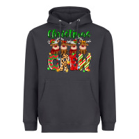 Smoke christmas crew  deer Heavyweight Hoodie - MaliasSmallBusiness