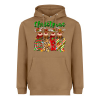 Toasted Coconut christmas crew  deer Heavyweight Hoodie - MaliasSmallBusiness