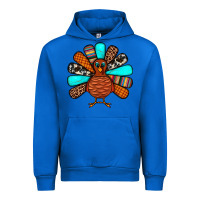 Cobalt Thanksgiving Turkey Urban Hoodie - JahusDesignShop