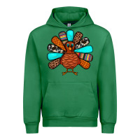 Emerald Thanksgiving Turkey Urban Hoodie - JahusDesignShop