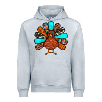 Heather Grey Thanksgiving Turkey Urban Hoodie - JahusDesignShop