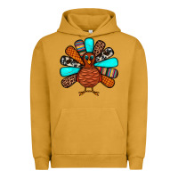 Pigment Peanut Butter Thanksgiving Turkey Urban Hoodie - JahusDesignShop