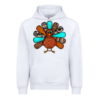 White Thanksgiving Turkey Urban Hoodie - JahusDesignShop
