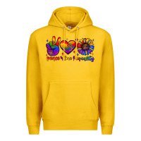 Lemon peace love equality Premium Hoodie - JahusDesignShop