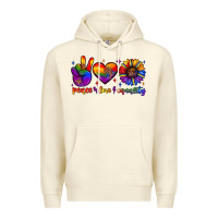 Sandshell peace love equality Premium Hoodie - JahusDesignShop