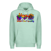 Seafoam peace love equality Premium Hoodie - JahusDesignShop