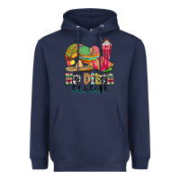 Navy no dieta season Heavyweight Hoodie - MaliasSmallBusiness