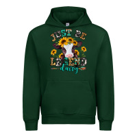 Forest Green just be legend dairy heifer Urban Hoodie - Jasminsmagicworld