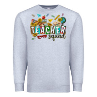 Heather Grey western teacher squad Premium Sweatshirt - texasbilliewilder