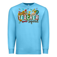 Ocean Blue western teacher squad Premium Sweatshirt - texasbilliewilder