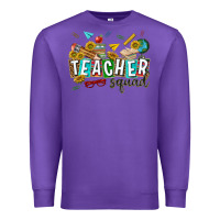 Purple western teacher squad Premium Sweatshirt - texasbilliewilder
