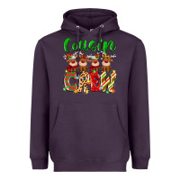 Plum cousin crew christmas deer Heavyweight Hoodie - MaliasSmallBusiness