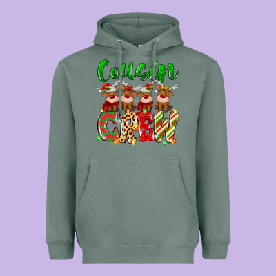 Heavyweight Hoodie cousin crew christmas deer