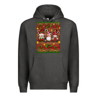 Charcoal Heather christmas gnomes Premium Hoodie - Artiststas