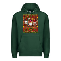 Sports Green christmas gnomes Premium Hoodie - Artiststas