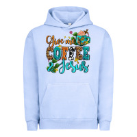 Pigment Grape Ice gıve me coffee and jesus Urban Hoodie - AdoDesignShop