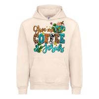 Sandshell gıve me coffee and jesus Urban Hoodie - AdoDesignShop