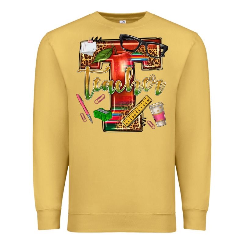 Western Teacher Premium Sweatshirt by texasbilliewilder | Teevron