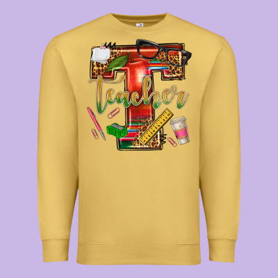 Premium Sweatshirt western teacher
